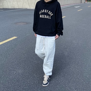 legend传奇商行情侣休闲潮牌宽松运动ins刺绣卫裤