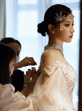 新款1920年代了不起的盖茨比皇冠头饰复古时尚发带发箍发饰手链女