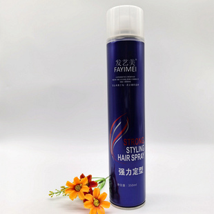 350ml迪兰丝清香干胶发艺美强力定型喷雾香氛快速塑型发胶
