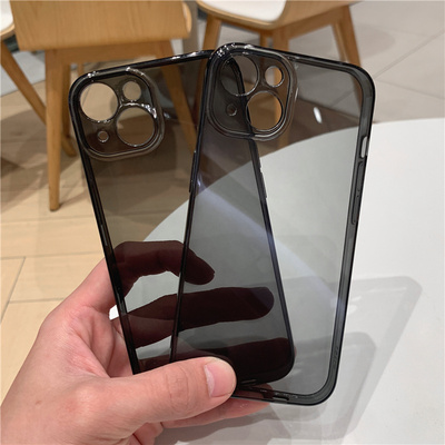 暗黑色80se适用荣耀100/30pro+手机壳90GT透明灰色50se软70/60全包20s防摔200保护套300/400耐脏Power直边