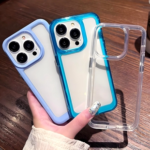 简约高透v23/v13适用realmeGT7/5/2大师探索GTNeo3/2T真我v20手机壳滴胶13/11Pro+凹槽Q5i软边框Q3s独立按键