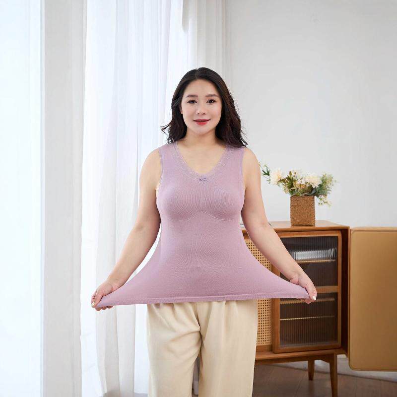 保暖V领无钢圈百搭毛圈绒