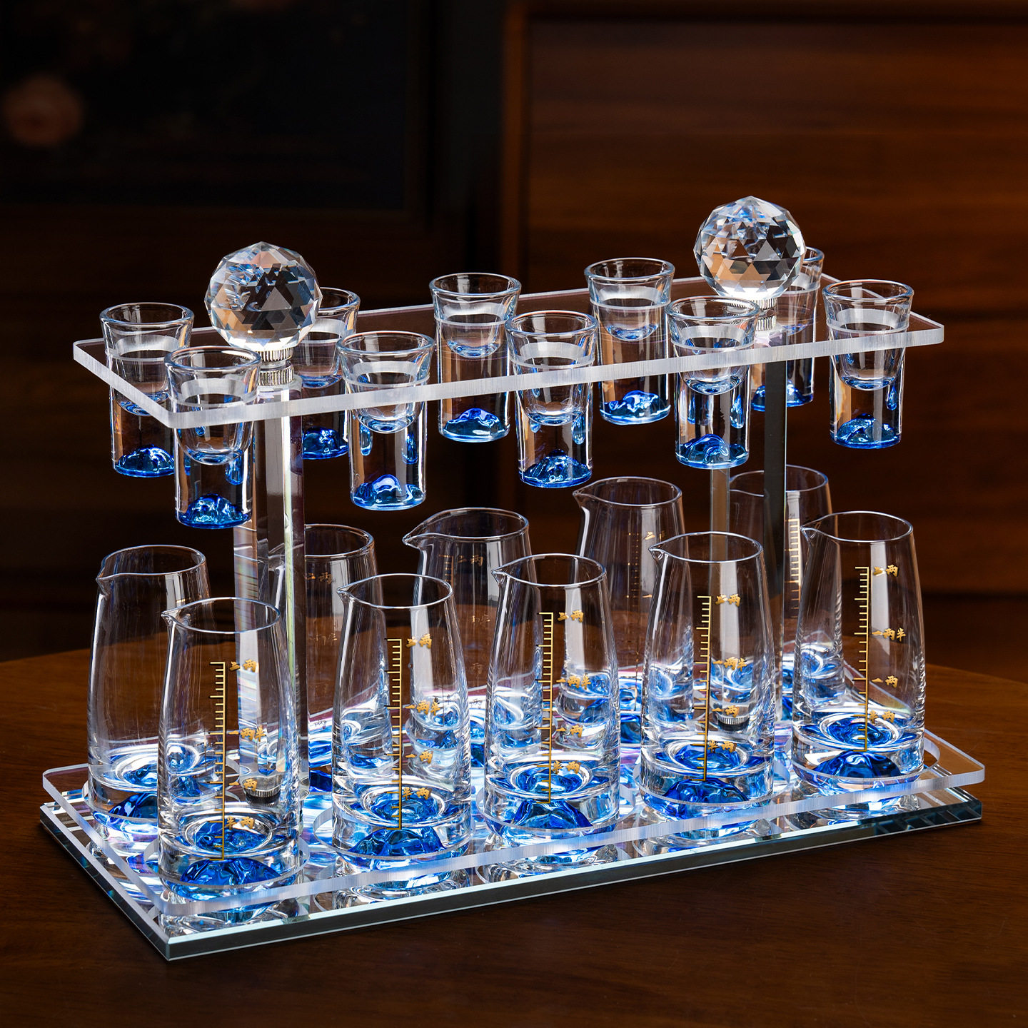 玻璃分酒器白酒套装家用酒具高级感不易碎手工好看实用酒杯酒壶