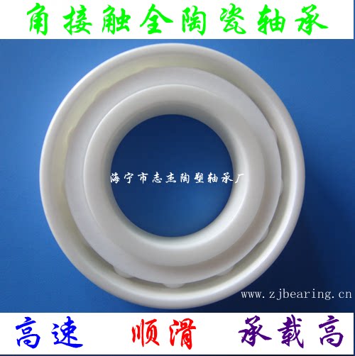 全陶瓷轴承7209 氧化锆套圈+氮化硅球+PEEK保持器
