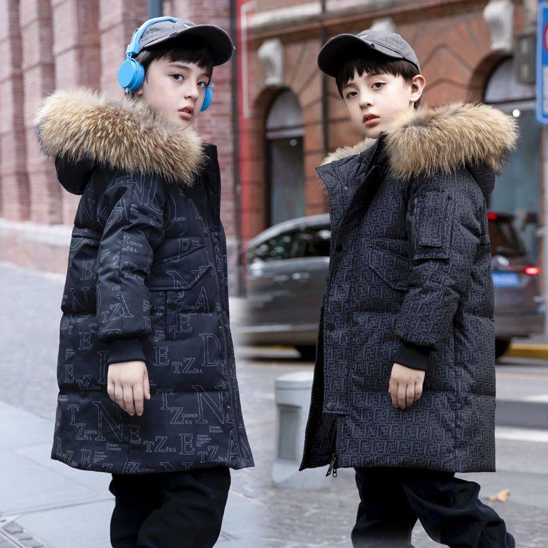 儿童冬季夹克羽绒服男童女宝宝洋气反光字母印花加厚鸭绒外贸男孩,童装/婴儿装/亲子装,羽绒服,淘宝优惠券,粉丝福利购,淘宝优惠卷