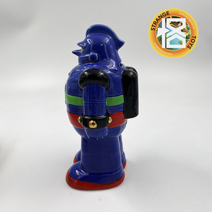 中古玩具当时物铁人28号 陶瓷储蓄罐玩具1996日本制MARMIT SOFUBI