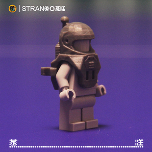 strango蒸糕 乐高积木 第三方moc人仔 宇航员太空员 头盔头罩配件