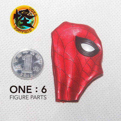 HOTTOYS HT 12寸1/6 MMS482复联3无限战争钢铁蜘蛛侠小虫面罩散件