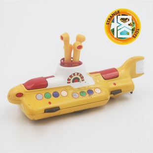 披头士beetles乐队 黄色潜水艇合金模型 狗仔corgi玩具1997年生产