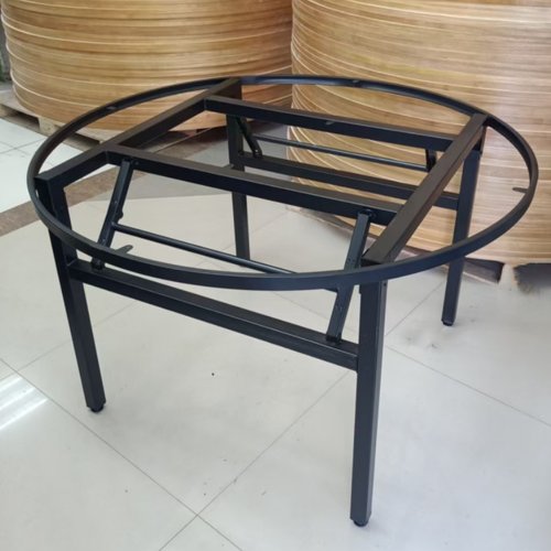 加厚铁架子折叠桌腿折叠收纳方便