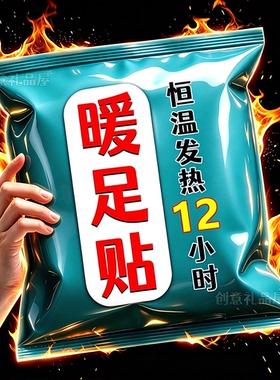 艾草蒸汽自发热暖足贴睡觉保暖