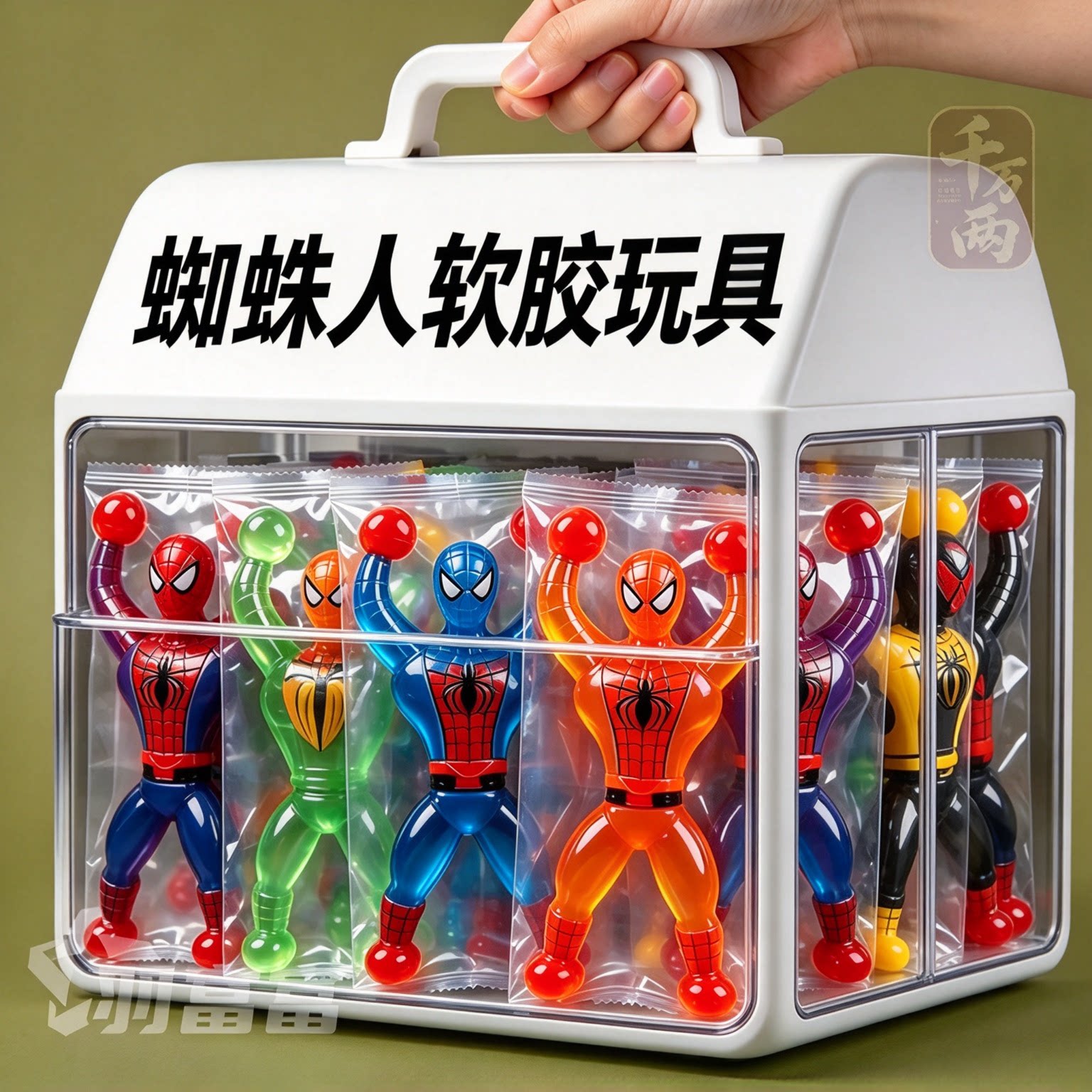大号爬墙蜘蛛人粘墙翻跟头玩具