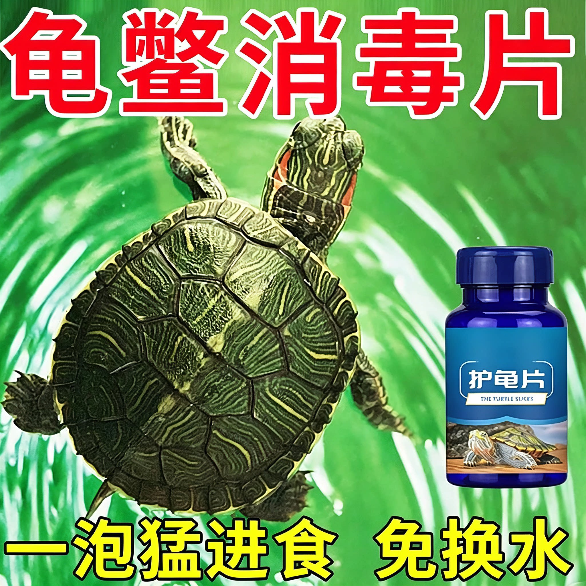 其他家护龟片一泡龟病清