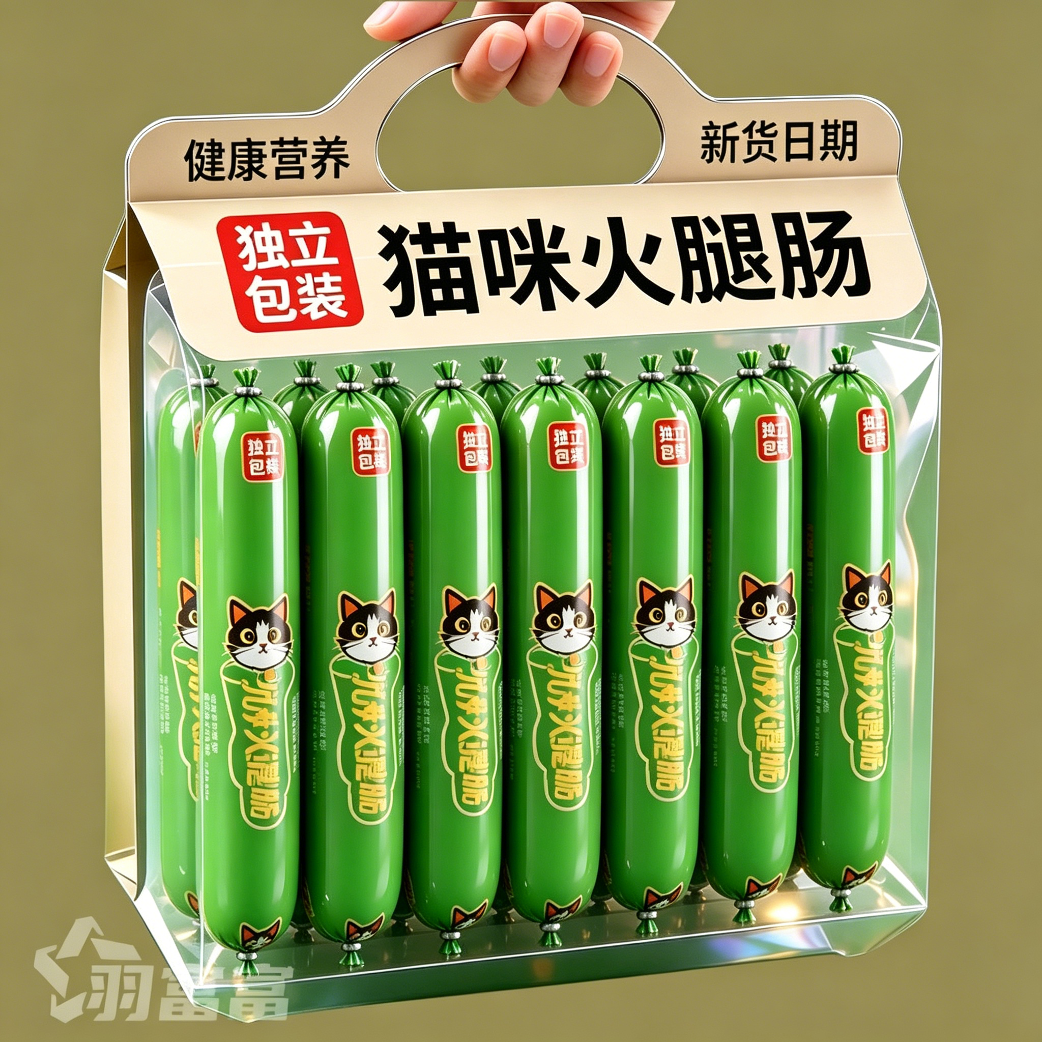 猫狗冻干香肠磨牙补钙