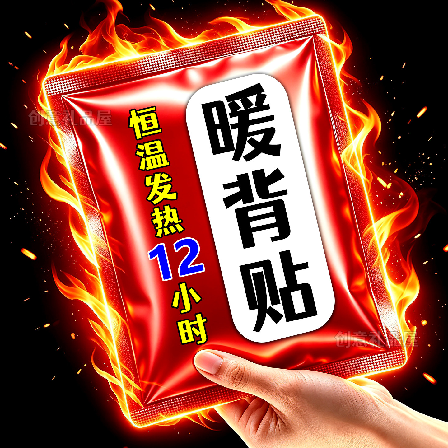 后背自发热暖背贴腰椎热敷