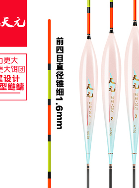 天元锥尾鲢鳙浮漂高灵敏纳米鱼漂醒目鲢鳙浮漂野钓黑坑大物漂