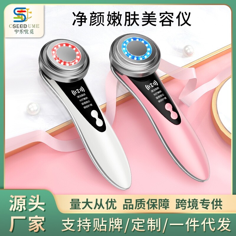 厂家导入仪脸部祛油按摩瘦脸美容仪嫩肤美颜仪微电流美容仪