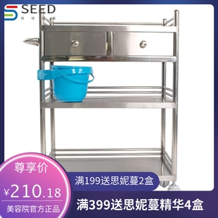 不锈钢医疗车置物美容院小推车静音医院护理医疗仪器换药工具车