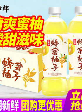 今麦郎蜂蜜柚子500ml*15瓶整箱包邮柚子味茶饮料饮品特批价