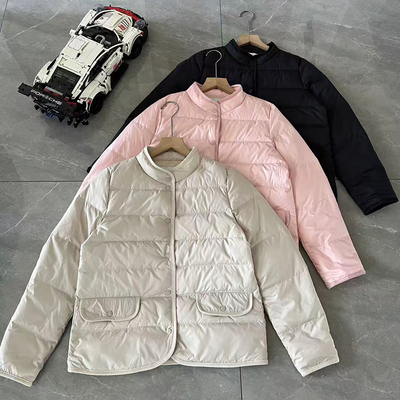 冬季新款女士羽绒服轻薄时尚休闲通勤保暖外套 女上衣