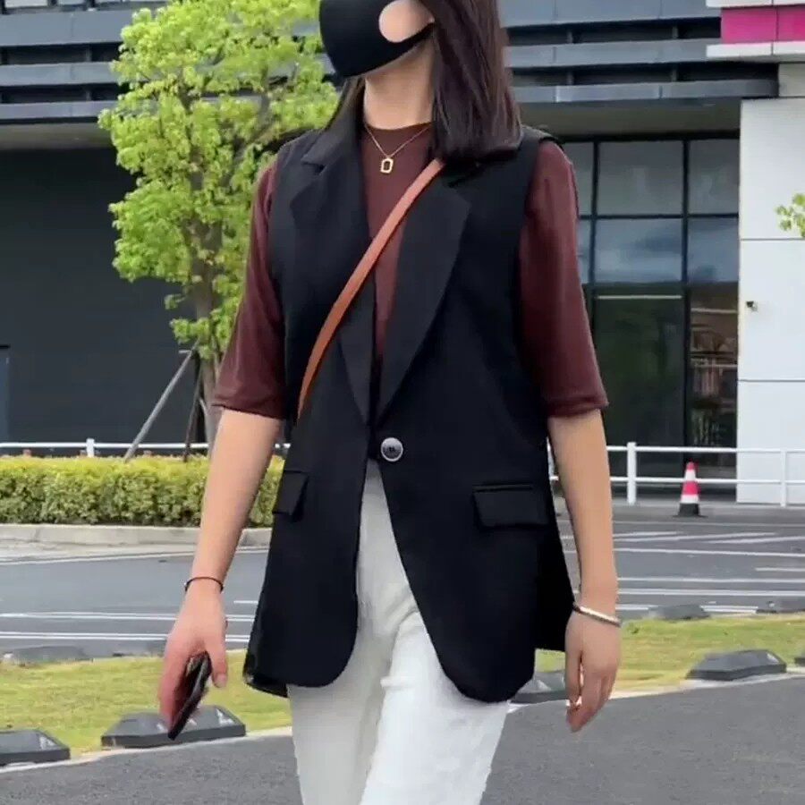 宽松舒适百搭外穿坎肩气质外套潮