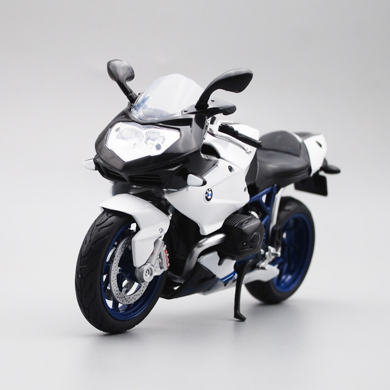 美驰图 1:12宝马hp2 sport仿真摩托车模型新款车模收藏摆件装饰