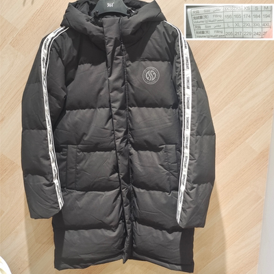 商场同款361度男士羽绒服中长款24冬连帽加厚保暖运动羽绒多款