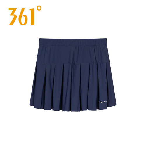 商场同款361°女装透气短裙25夏季新款运动休闲修身裙子