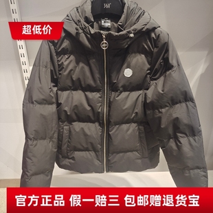 361度女士短款连帽羽绒服保暖新品24冬纯色百搭运动外套多款