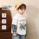 秋装 男宝a类假两件婴儿气质百搭长袖 外套 宝宝衬衫 小O爸男婴童