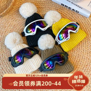 小O爸男婴童【滑雪帽】保暖程度max,加上炫酷墨镜!~穿上没谁了~