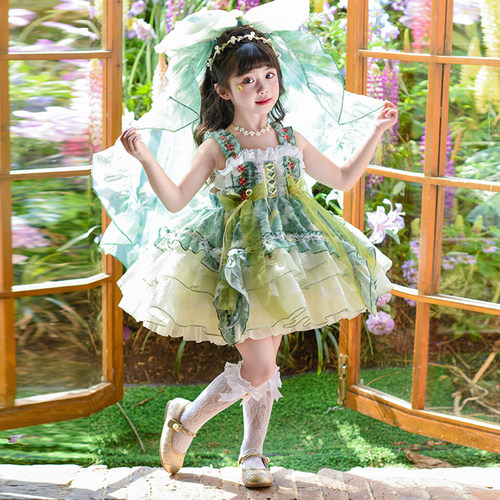 女童夏季连衣裙新款高定礼服裙子