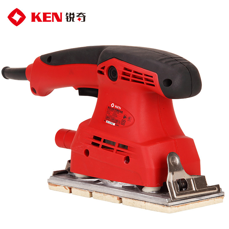 锐奇ken 砂光机9385木材抛光家具打磨木工长方形砂皮机电动工具