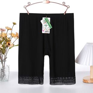 黑色五分短裤 保险裤 胖mm大码 安全裤 女薄款 薄款 打底裤 女防走光夏季