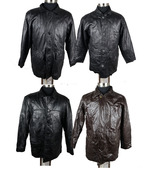 中老年皮衣古着二手真皮皮衣 秋冬保暖皮袄中长款 大衣外套