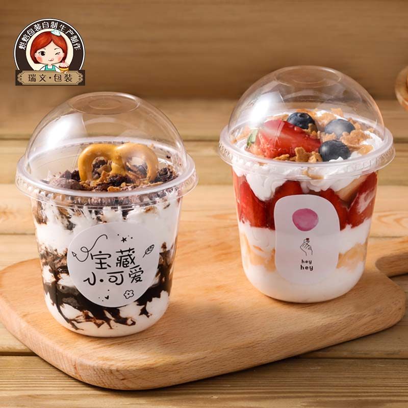 红波波360ml蛋糕甜品杯喜茶蛋糕