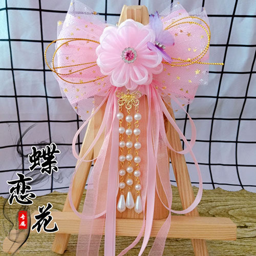 儿童蝴蝶结 长飘带发夹小女孩头饰古装汉服配饰女童头花仙女发饰,饰品/流行首饰/时尚饰品新,发饰,淘宝优惠券,粉丝福利购,淘宝优惠卷