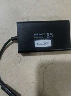 适用Kanex KTU20 雷电转USB3.0网卡适配器，成色如议价