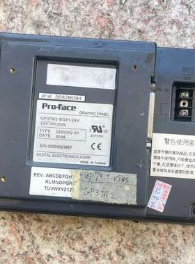 适用Pro-faceGP37W2-BG41-24V触摸屏议价