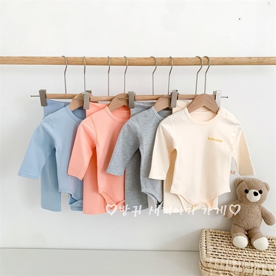 婴儿纯棉连体衣打底男女宝宝春秋