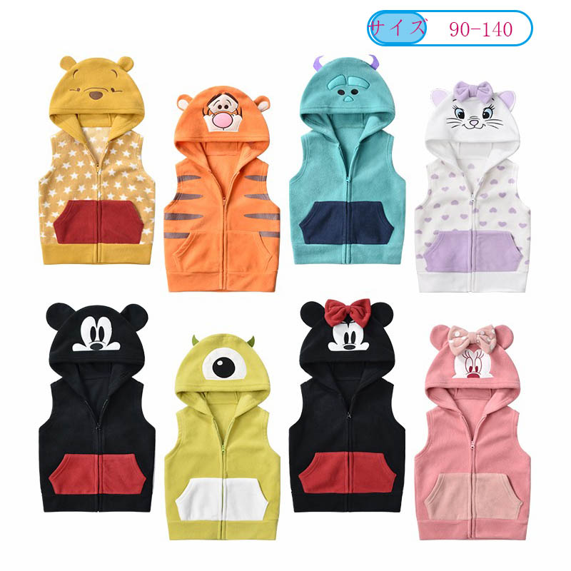 日单新款摇粒绒拉链带帽外搭马甲