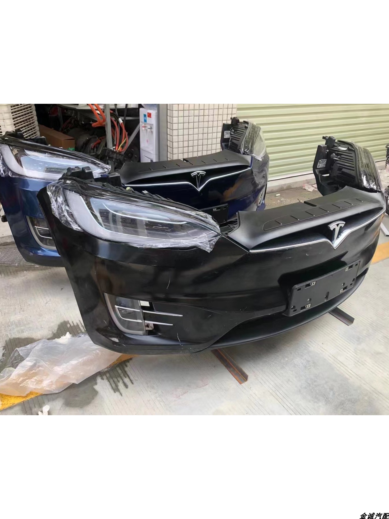 TESLA 모델에 적합 모델 XY 모델 3 앞 범퍼 그릴 모든 자동차 액세서리