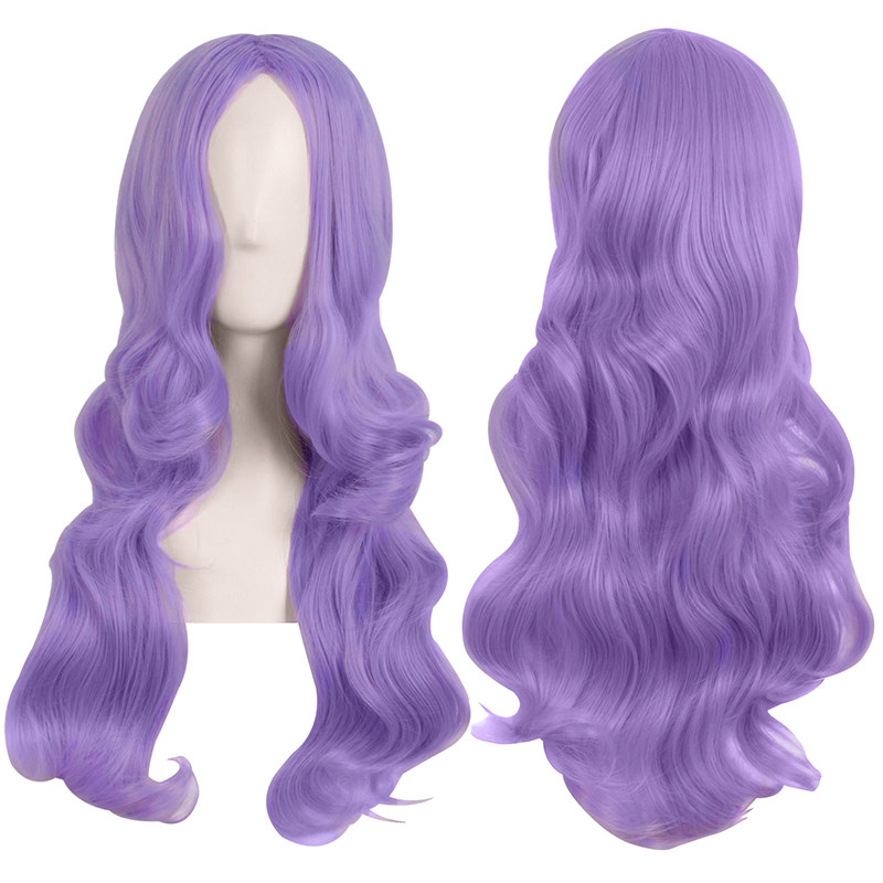 潼漫高温丝60cm长卷发cos假发