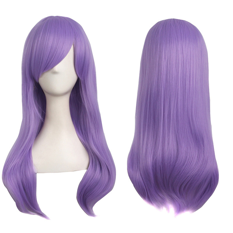 潼漫高温丝齐斜刘海微卷cos假发