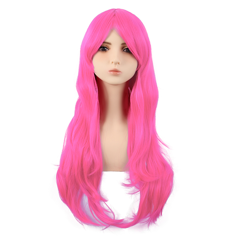 潼漫高温丝70CM微卷长发cos假发