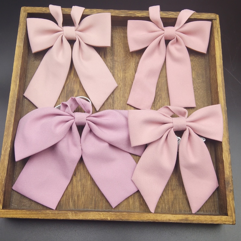 粉色超大领结女纯色蝴蝶结jk制服衬衫学院风燕尾水手服领花