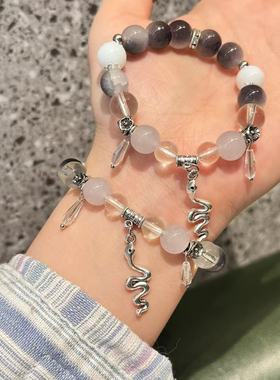 新中式相柳同款印象灵蛇手串高颜值檀健次百搭闺蜜本命年手饰