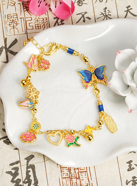 新中式越南沙金手链不掉色