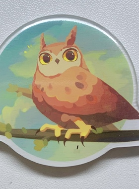 菏泽鹰匠护鹰人徽章雕鸮吧嗒长耳鸮大福红隼嘎嘎黑翅鸢小黑