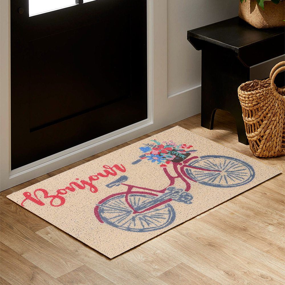 入户门口丝圈地垫可裁剪防滑进门地毯卡通印花防尘刮泥户外门垫,居家布艺,入户地垫,淘宝优惠券,粉丝福利购,淘宝优惠卷